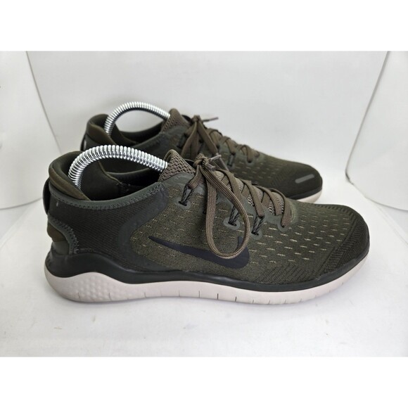Nike Free RN 2018 Shoes Mens 7 Cargo Khaki Running Athletic Barefoot Gym Sneaker main image 7